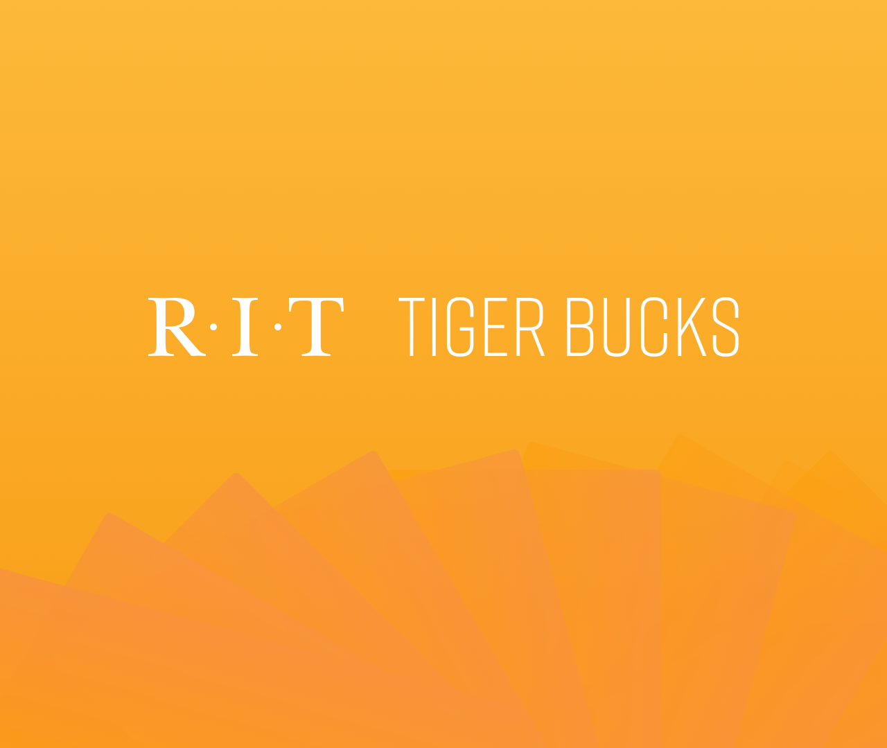 Tiger Bucks - App for RIT eServices System
